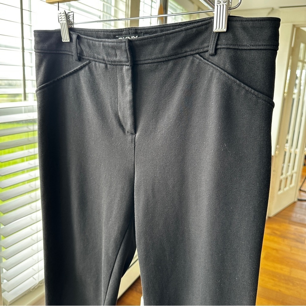 DKNY Black Ankle Pants, high waisted, skinny, stretch cotton blend - Picture 1 of 13
